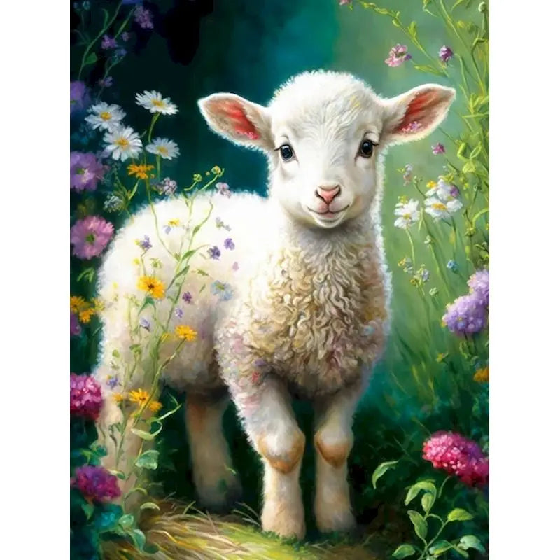 Peinture par numéro brebis