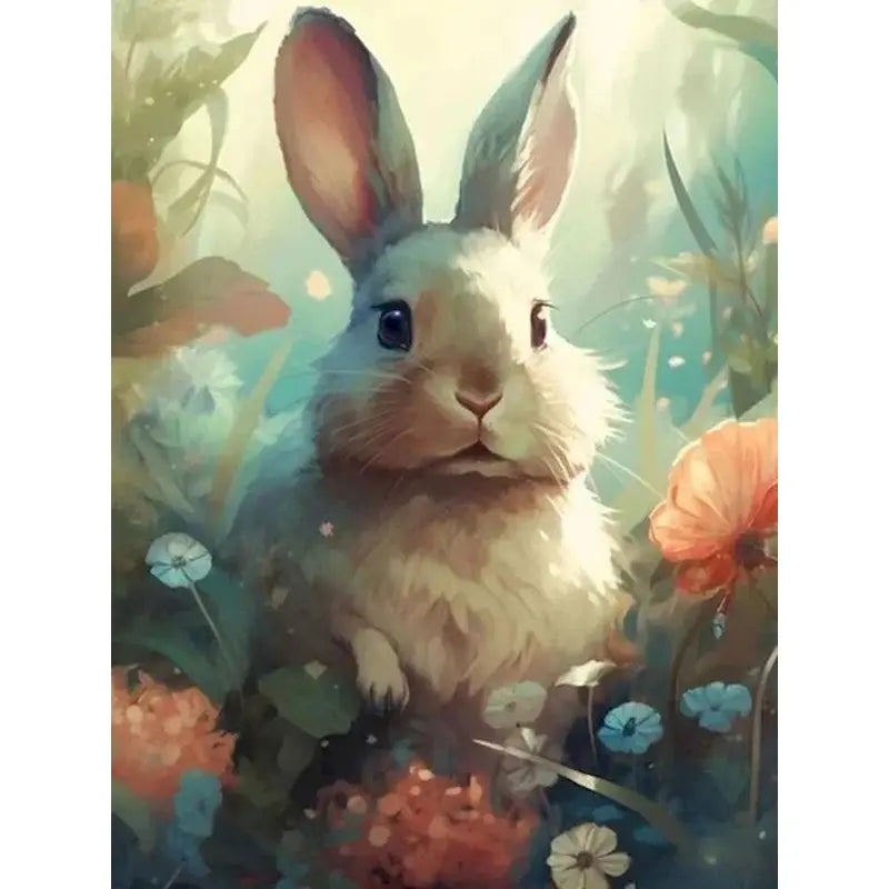 Peinture par numéro lapin