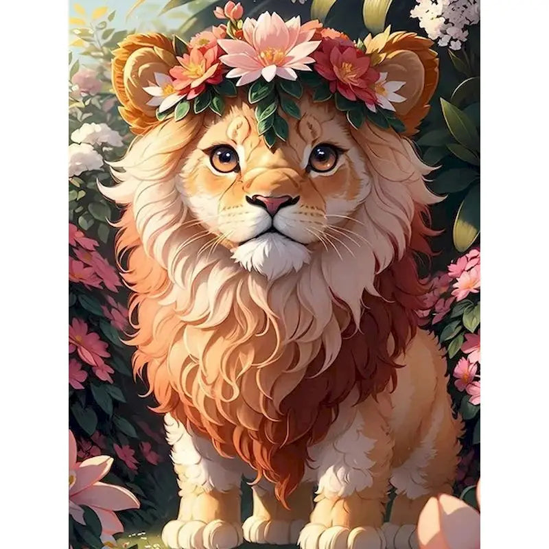 Peinture par numéro lion