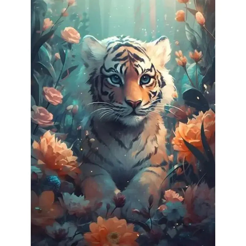 Peinture par numéro tigre