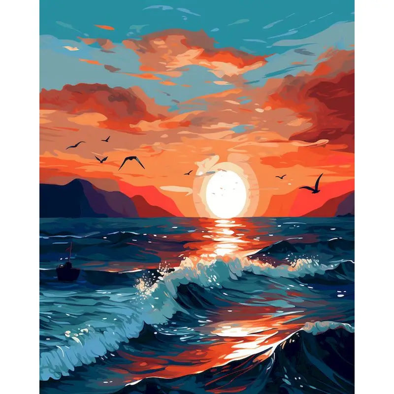 Peinture par numéro Paysages – Kit complet Colori'Num