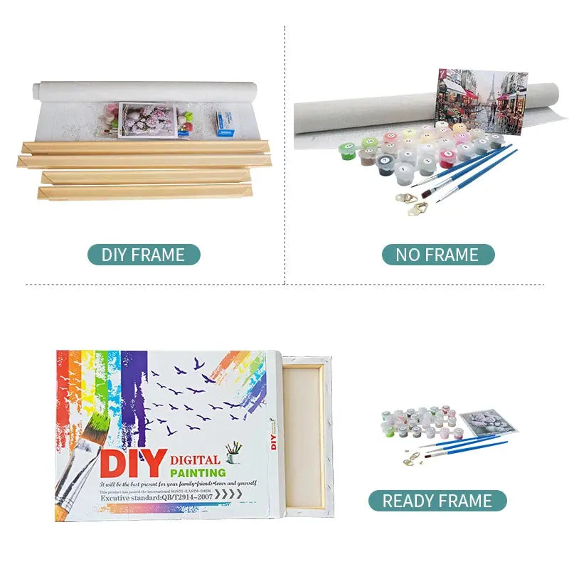 Peinture par numéro Tableaux Célèbres - Kit complet Colori'Num