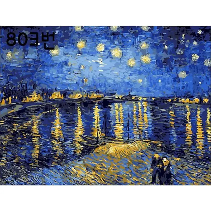 Peinture par numéro Tableaux Célèbres - Kit complet Colori'Num