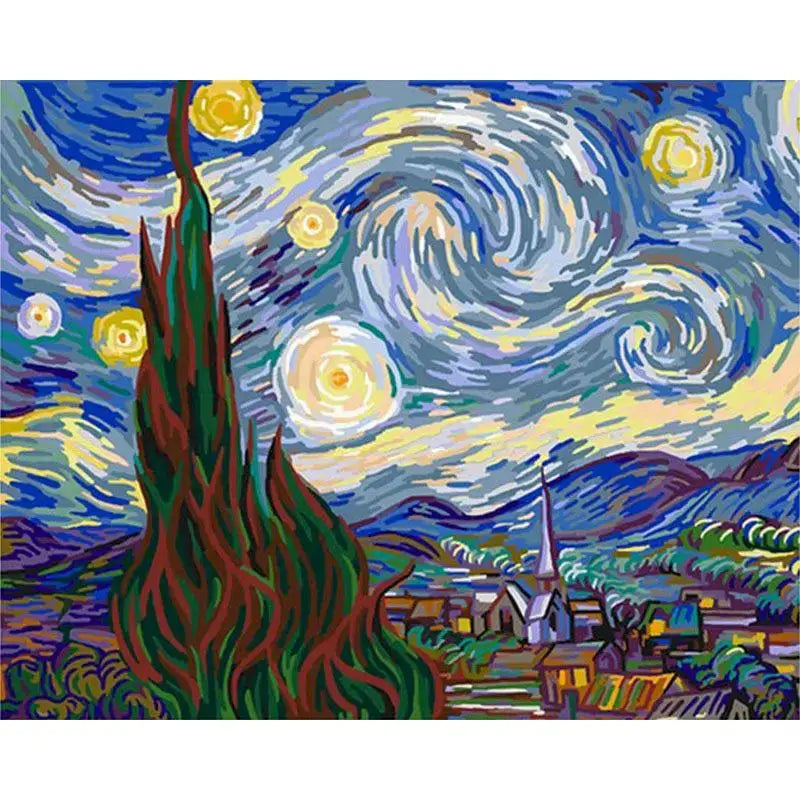 Peinture par numéro Tableaux Célèbres - Kit complet Colori'Num
