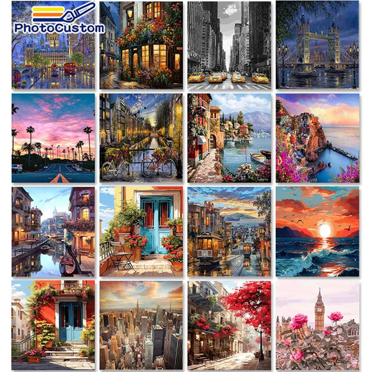 Peinture par numéro Paysages – Kit complet Colori'Num