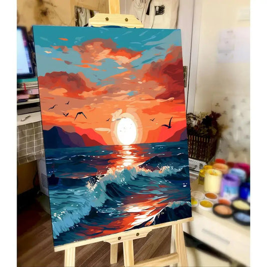 Peinture par numéro Paysages – Kit complet Colori'Num